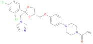 Ethanone, 1-[4-[4-[[(2R,4S)-2-(2,4-dichlorophenyl)-2-(1H-imidazol-1-ylmethyl)-1,3-dioxolan-4-yl]me…