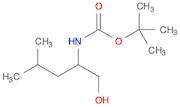 Carbamic acid, N-[1-(hydroxymethyl)-3-methylbutyl]-, 1,1-dimethylethyl ester