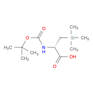 D-Alanine, N-[(1,1-dimethylethoxy)carbonyl]-3-(trimethylsilyl)-