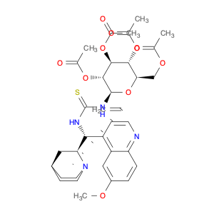 Thiourea, N-[(8α,9R)-6'-methoxycinchonan-9-yl]-N'-(2,3,4,6-tetra-O-acetyl-β-D-glucopyranosyl)-