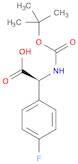 Benzeneacetic acid, α-[[(1,1-dimethylethoxy)carbonyl]amino]-4-fluoro-, (αS)-