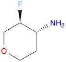 2H-Pyran-4-amine, 3-fluorotetrahydro-, (3S,4R)-