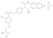 Benzoic acid, 2,4-dimethyl-, [4-[(1S)-1-(aminomethyl)-2-(6-isoquinolinylamino)-2-oxoethyl]phenyl]m…