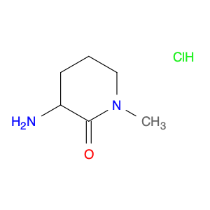 2-Piperidinone, 3-amino-1-methyl-, hydrochloride (1:1)