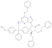 9H-Purin-2-amine, N-[(4-methoxyphenyl)diphenylmethyl]-9-[(1S,3R,4S)-2-methylene-4-(phenylmethoxy)-…