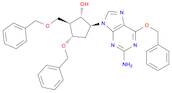 Cyclopentanol, 5-[2-amino-6-(phenylmethoxy)-9H-purin-9-yl]-3-(phenylmethoxy)-2-[(phenylmethoxy)m...