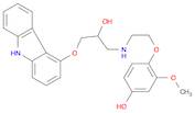 Phenol, 4-[2-[[3-(9H-carbazol-4-yloxy)-2-hydroxypropyl]amino]ethoxy]-3-methoxy-