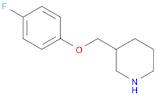 Piperidine, 3-[(4-fluorophenoxy)methyl]-