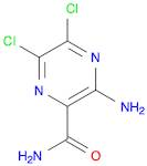 2-Pyrazinecarboxamide, 3-amino-5,6-dichloro-