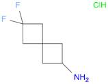 Spiro[3.3]heptan-2-amine, 6,6-difluoro-, hydrochloride (1:1)