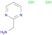 2-Pyrimidinemethanamine, hydrochloride (1:2)