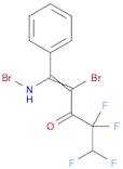 1-Penten-3-one, 2-bromo-1-(bromoamino)-4,4,5,5-tetrafluoro-1-phenyl-