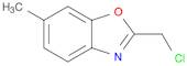 Benzoxazole, 2-(chloromethyl)-6-methyl-