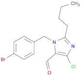 1H-Imidazole-5-carboxaldehyde, 1-[(4-bromophenyl)methyl]-2-butyl-4-chloro-