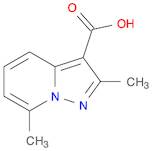 Pyrazolo[1,5-a]pyridine-3-carboxylic acid, 2,7-dimethyl-