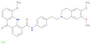 4-Acridinecarboxamide, N-[4-[2-(3,4-dihydro-6,7-dimethoxy-2(1H)-isoquinolinyl)ethyl]phenyl]-9,10-d…