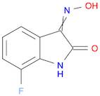 1H-Indole-2,3-dione, 7-fluoro-, 3-oxime