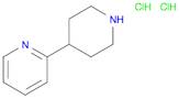 Pyridine, 2-(4-piperidinyl)-, hydrochloride (1:2)