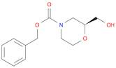 4-Morpholinecarboxylic acid, 2-(hydroxymethyl)-, phenylmethyl ester, (2S)-