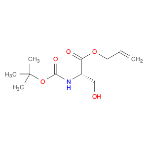 L-Serine, N-[(1,1-dimethylethoxy)carbonyl]-, 2-propen-1-yl ester