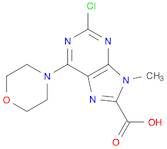 9H-Purine-8-carboxylic acid, 2-chloro-9-methyl-6-(4-morpholinyl)-