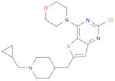 Thieno[3,2-d]pyrimidine, 2-chloro-6-[[1-(cyclopropylmethyl)-4-piperidinyl]methyl]-4-(4-morpholin...