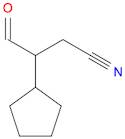 Cyclopentanepropanenitrile, β-formyl-