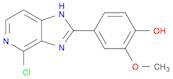 Phenol, 4-(4-chloro-3H-imidazo[4,5-c]pyridin-2-yl)-2-methoxy-