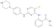 Benzamide, 2-[[5-chloro-2-[[4-(1-piperazinyl)phenyl]amino]-4-pyrimidinyl]amino]-N-methyl-