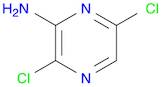 2-Pyrazinamine, 3,6-dichloro-