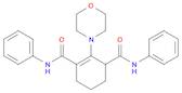 Cyclohexene-1,3-dicarboxamide, 2-(4-morpholinyl)-N,N'-diphenyl- (9CI)
