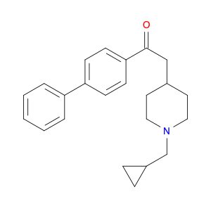 Ethanone, 1-[1,1'-biphenyl]-4-yl-2-[1-(cyclopropylmethyl)-4-piperidinyl]-