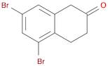 2(1H)-Naphthalenone, 5,7-dibromo-3,4-dihydro-