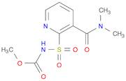 Carbamic acid, N-[[3-[(dimethylamino)carbonyl]-2-pyridinyl]sulfonyl]-, methyl ester