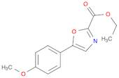 2-Oxazolecarboxylic acid, 5-(4-methoxyphenyl)-, ethyl ester