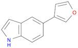 1H-Indole, 5-(3-furanyl)-