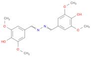 Benzaldehyde, 4-hydroxy-3,5-dimethoxy-, 2-[(4-hydroxy-3,5-dimethoxyphenyl)methylene]hydrazone