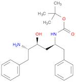 Carbamic acid, N-[(1S,3S,4S)-4-amino-3-hydroxy-5-phenyl-1-(phenylmethyl)pentyl]-, 1,1-dimethylethy…