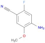 Benzonitrile, 4-amino-2-fluoro-5-methoxy-