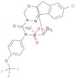 Indeno[1,2-e][1,3,4]oxadiazine-4a(3H)-carboxylic acid, 7-chloro-2,5-dihydro-2-[[(methoxycarbonyl)[…