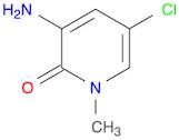 2(1H)-Pyridinone, 3-amino-5-chloro-1-methyl-