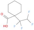 Cyclohexanecarboxylic acid, 1-(1,1,2,2-tetrafluoroethyl)-