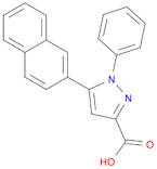 1H-Pyrazole-3-carboxylic acid, 5-(2-naphthalenyl)-1-phenyl-