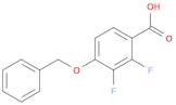 Benzoic acid, 2,3-difluoro-4-(phenylmethoxy)-