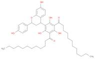 1-Dodecanone, 1,1'-[5-[3,4-dihydro-7-hydroxy-2-(4-hydroxyphenyl)-2H-1-benzopyran-4-yl]-2,4,6-trihy…