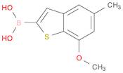 Boronic acid, B-(7-methoxy-5-methylbenzo[b]thien-2-yl)-