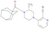 2-Pyridinecarbonitrile, 3-[(3R)-3-methyl-4-(tricyclo[3.3.1.13,7]dec-1-ylcarbonyl)-1-piperazinyl]-