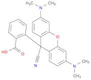 Benzoic acid, 2-[9-cyano-3,6-bis(dimethylamino)-9H-xanthen-9-yl]-