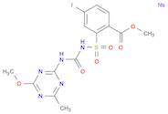 Benzoic acid, 4-iodo-2-[[[[(4-methoxy-6-methyl-1,3,5-triazin-2-yl)amino]carbonyl]amino]sulfonyl]-,…