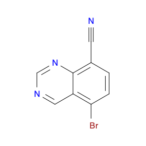 8-Quinazolinecarbonitrile, 5-bromo-